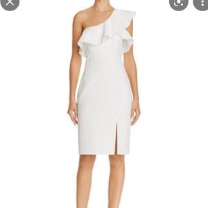 Bardot White One Shoulder Dress